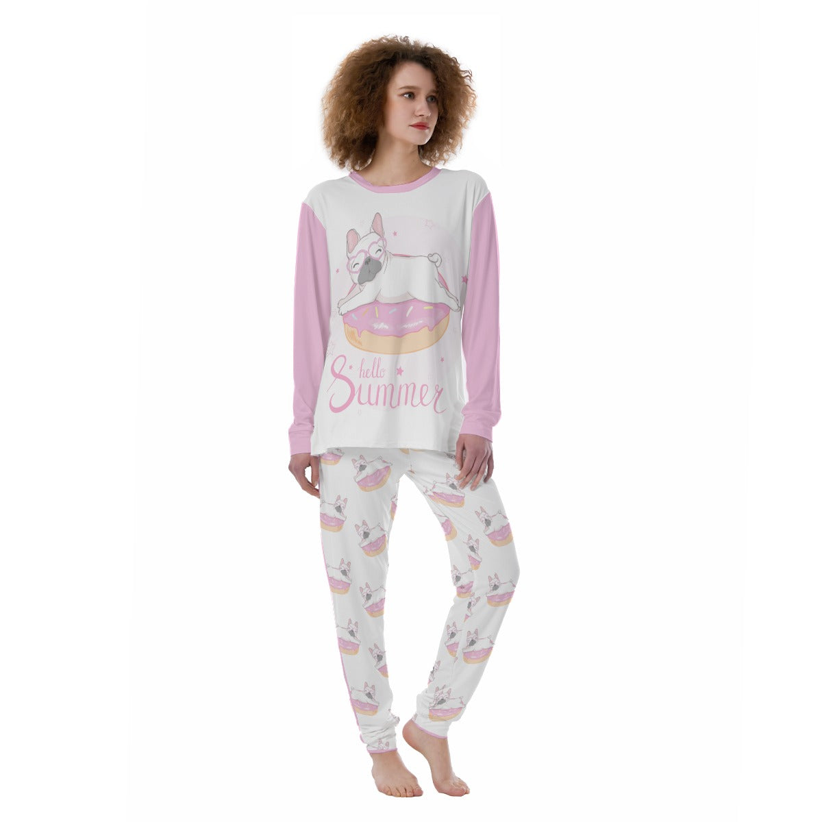 Penny French Bulldog Cozy Pajama Set for Bulldog Owners-fadou