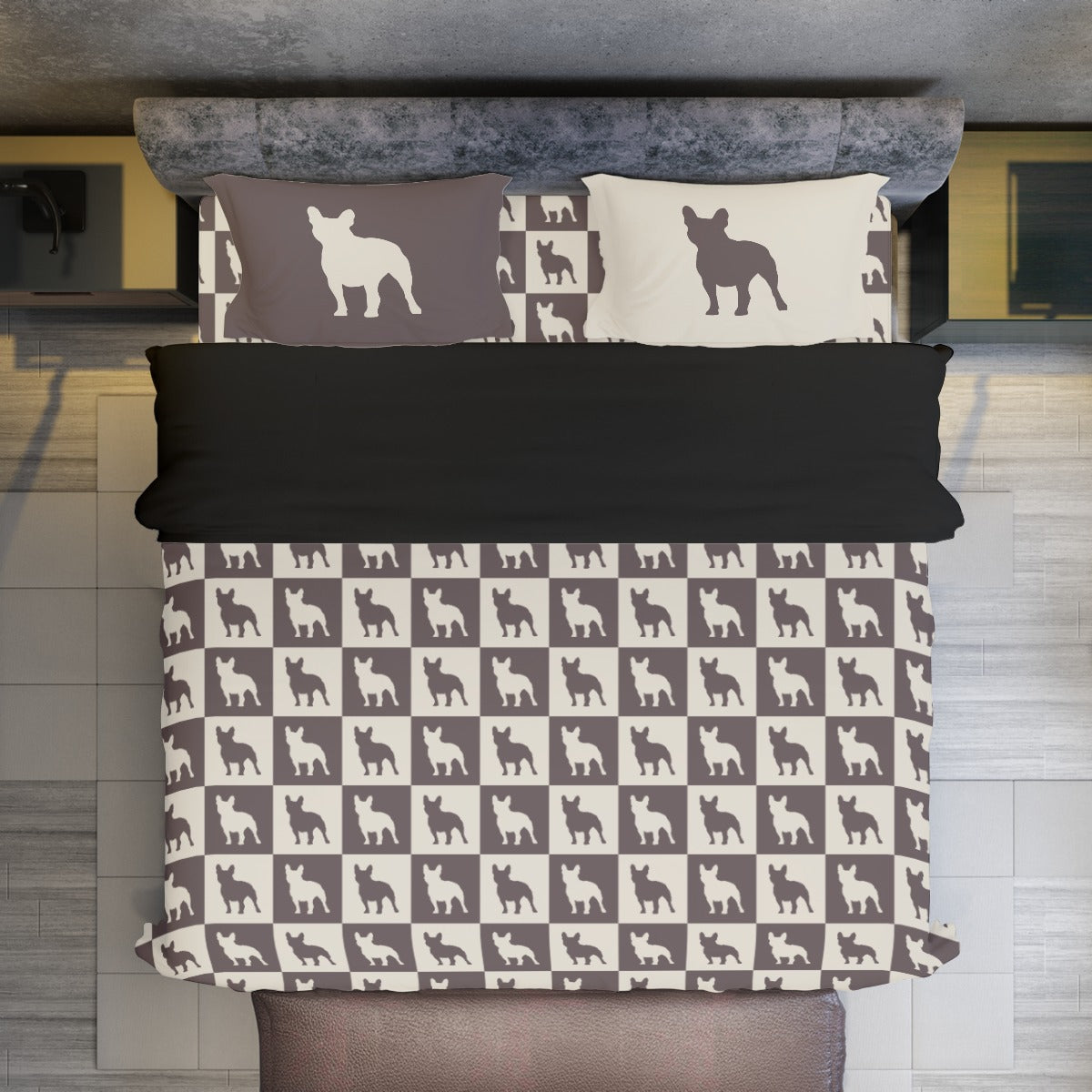 Bandit French Bulldog Sheet Set for Frenchie Enthusiasts-fadou