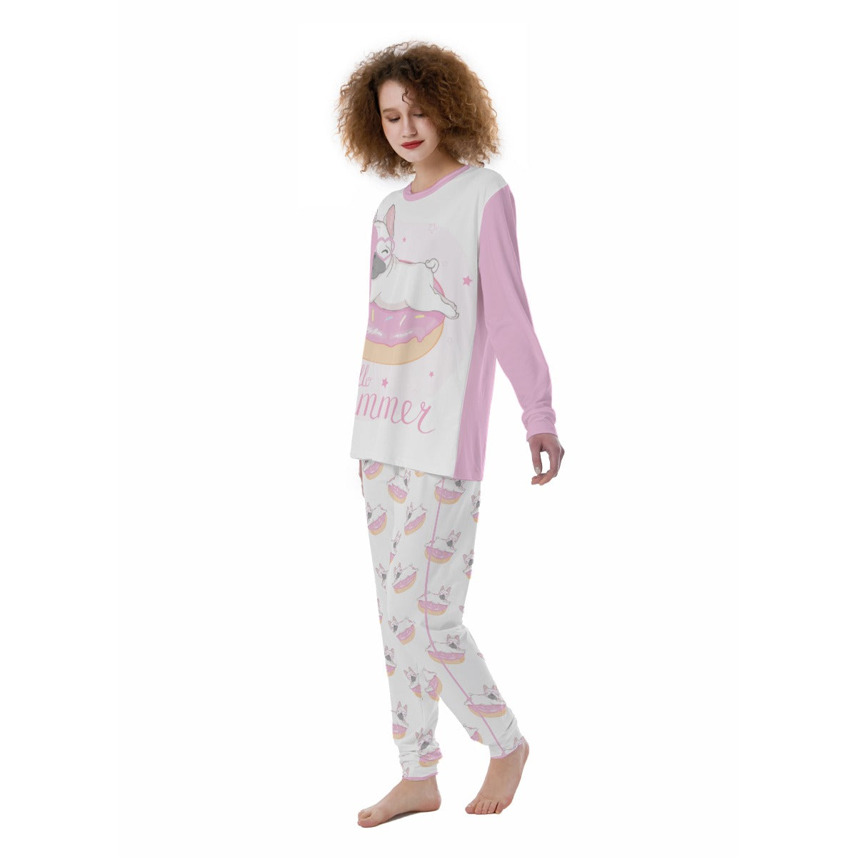 Penny French Bulldog Cozy Pajama Set for Bulldog Owners-fadou