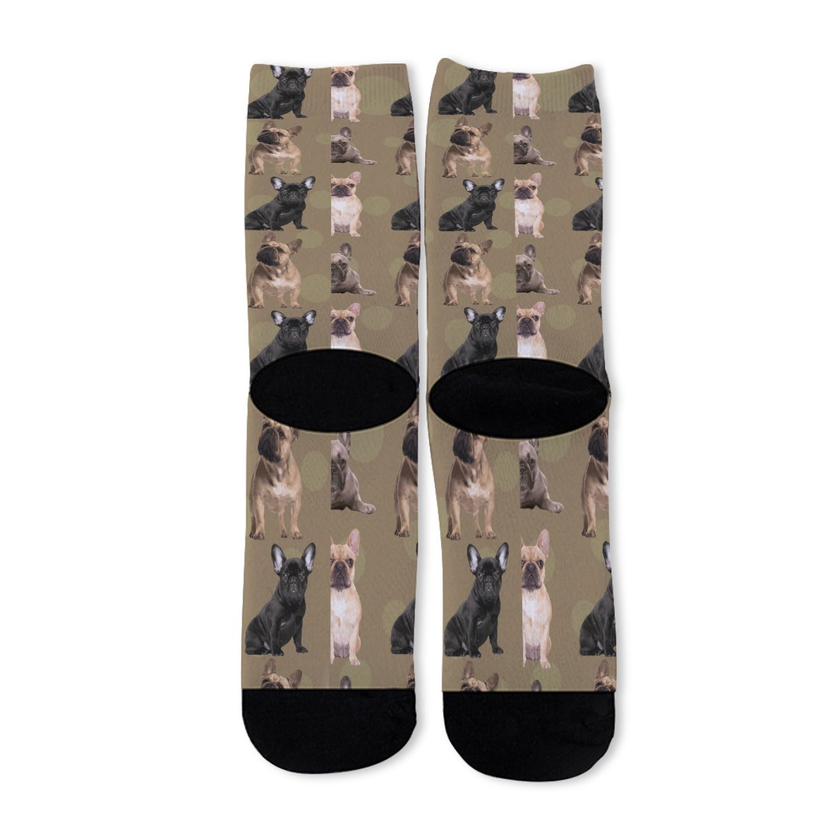 Toby French Bulldog Patterned Socks for Dog Moms & Dads-fadou
