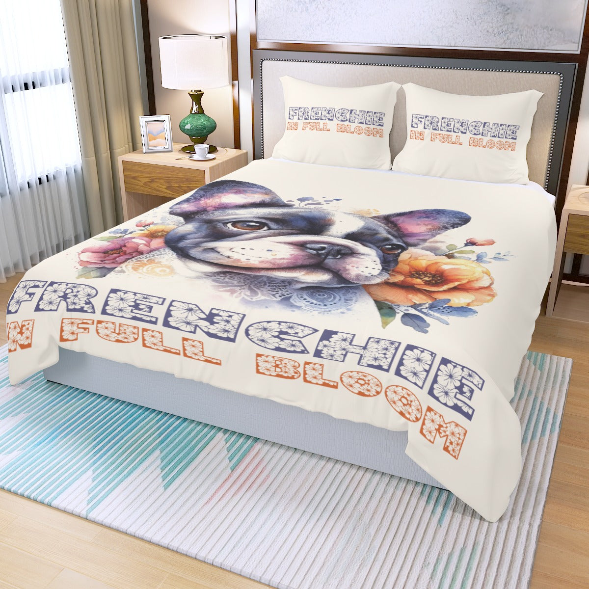 Ruby French Bulldog Bedding Collection for Bulldog Owners-fadou