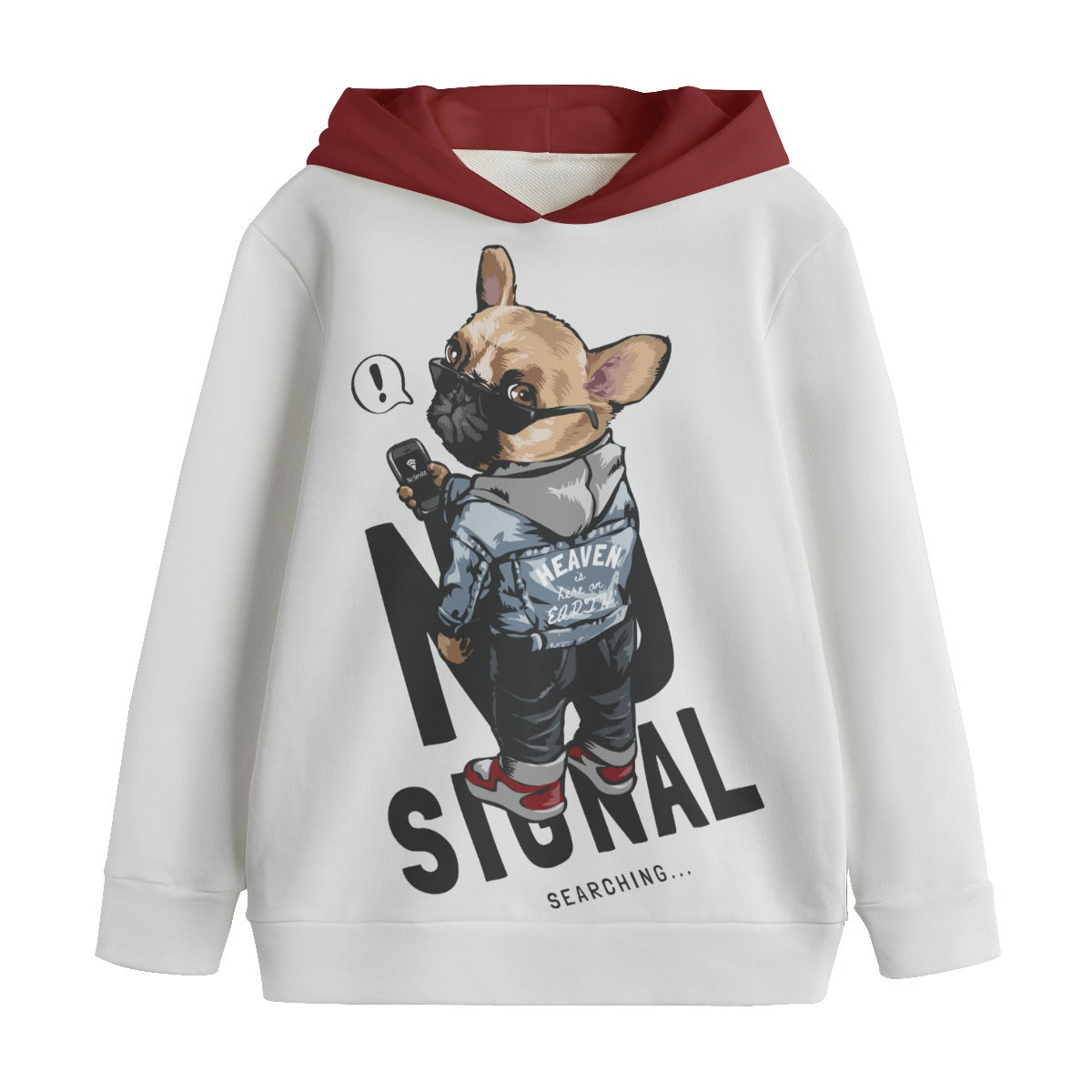 Daisy French Bulldog Cotton Sweatshirt for Bulldog Owners-fadou