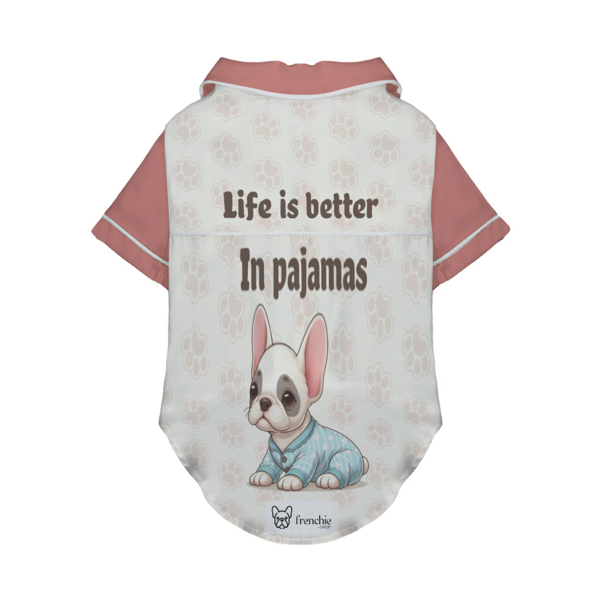 Life French Bulldog Cozy Loungewear for Flat-Face Breeds-fadou