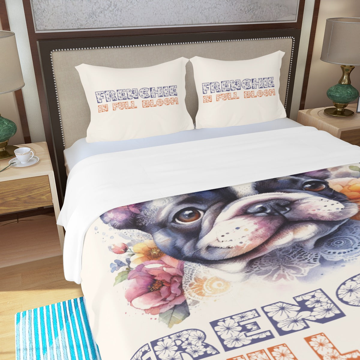 Ruby French Bulldog Bedding Collection for Bulldog Owners-fadou