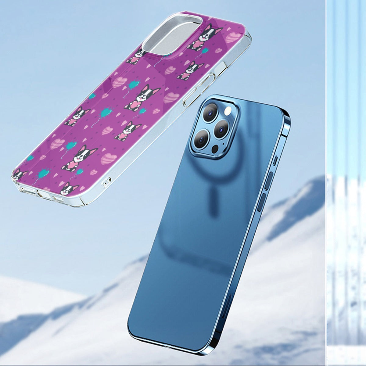 Georgia French Bulldog Slim Phone Shell for Frenchie Enthusiasts-fadou