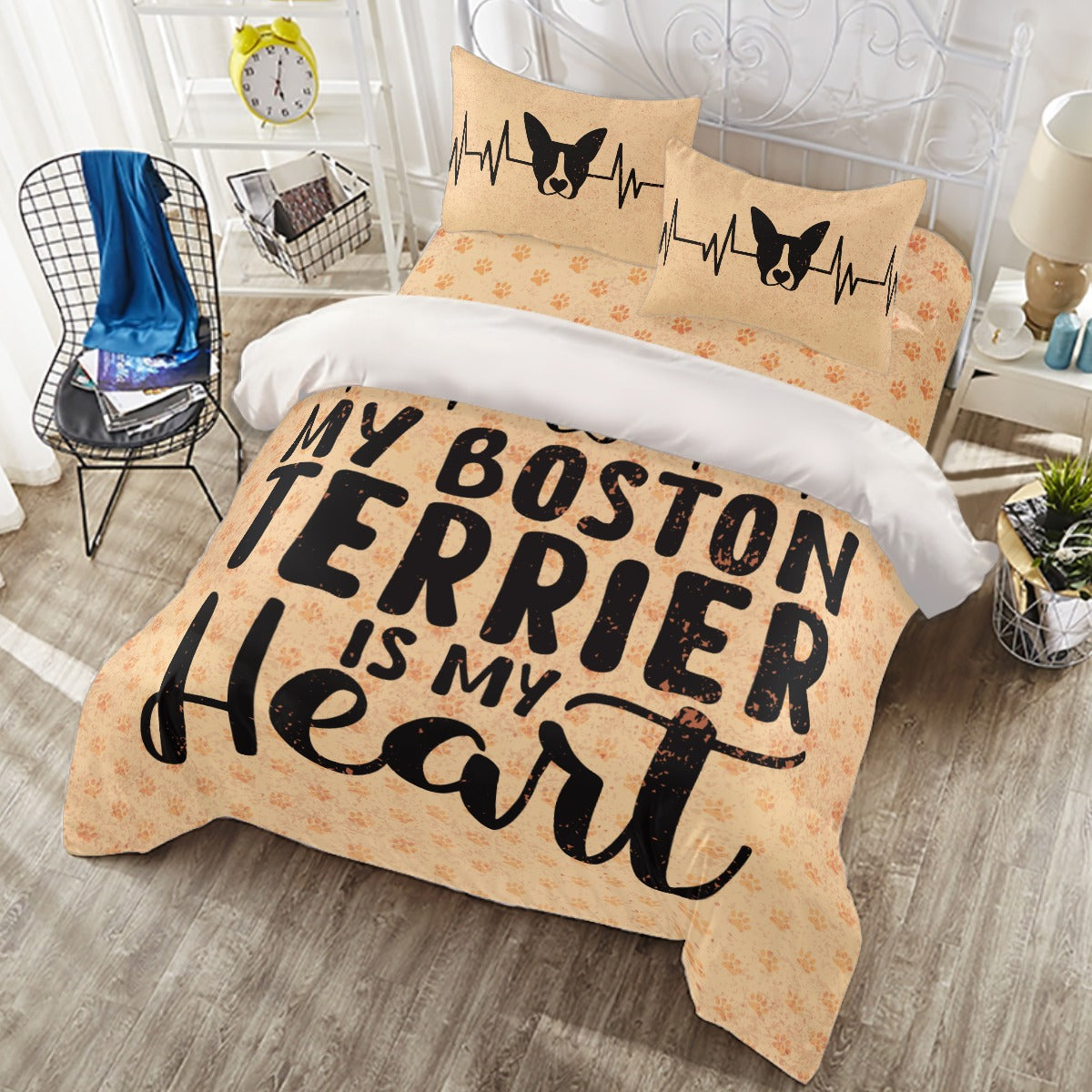 Cosmo French Bulldog Sheet Set for Frenchie Enthusiasts-fadou