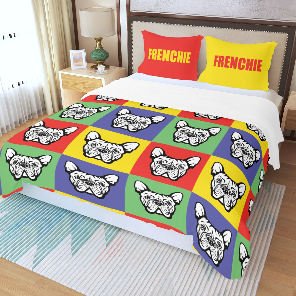 Gus French Bulldog Bedding Collection for Dog Moms & Dads-fadou