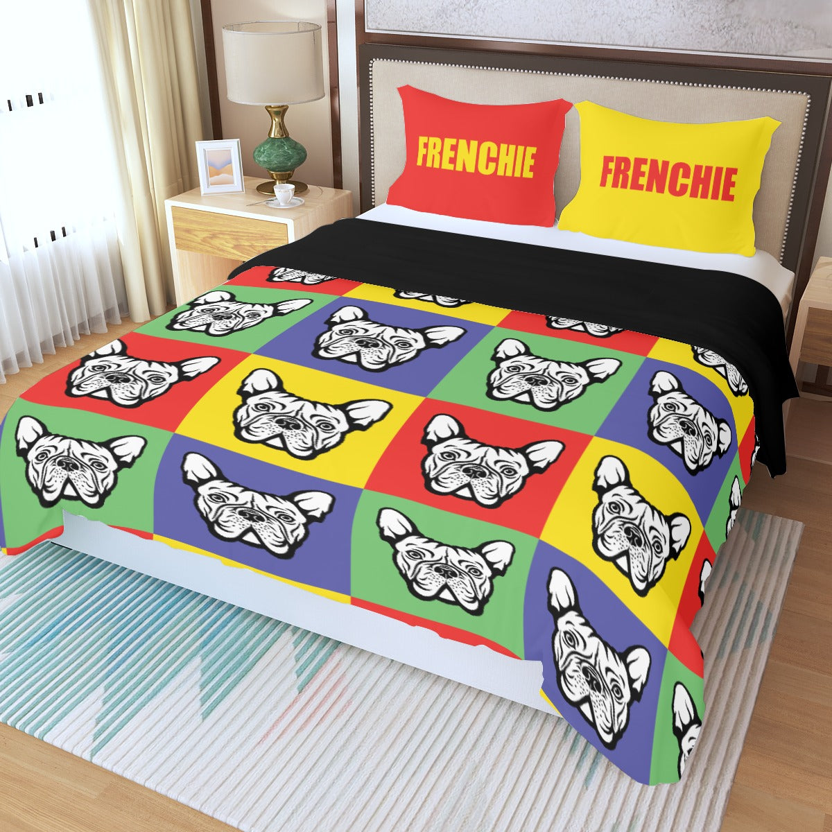 Gus French Bulldog Bedding Collection for Dog Moms & Dads-fadou