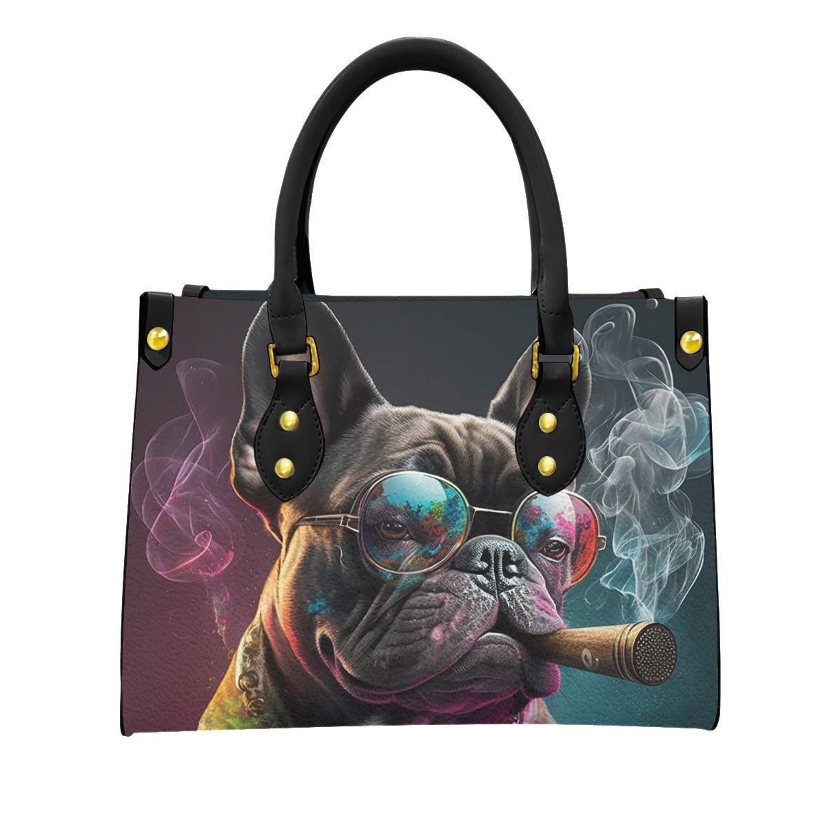 Frenchie Stylish Canvas Carryall for Frenchie Enthusiasts-fadou