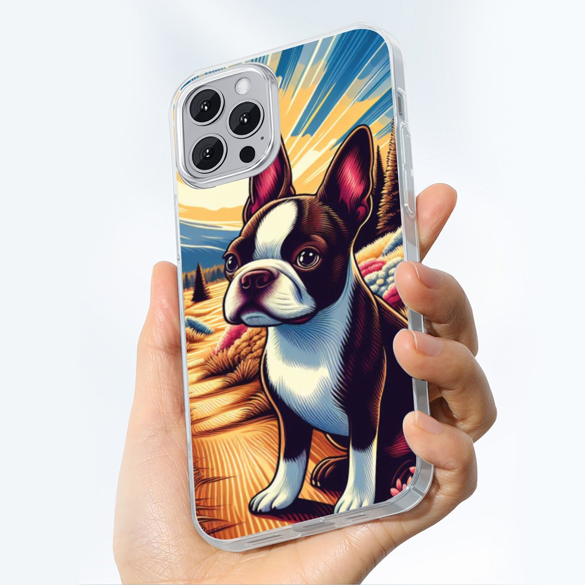 Ellie French Bulldog Protective Case for Dog Moms & Dads-fadou