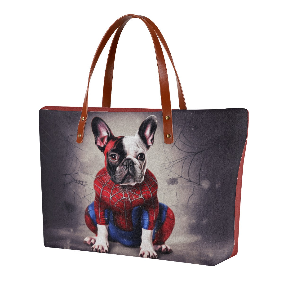 Women's Frenchie Tote Bag - Fashionable Canine Accessory for Dog Lovers-fadou