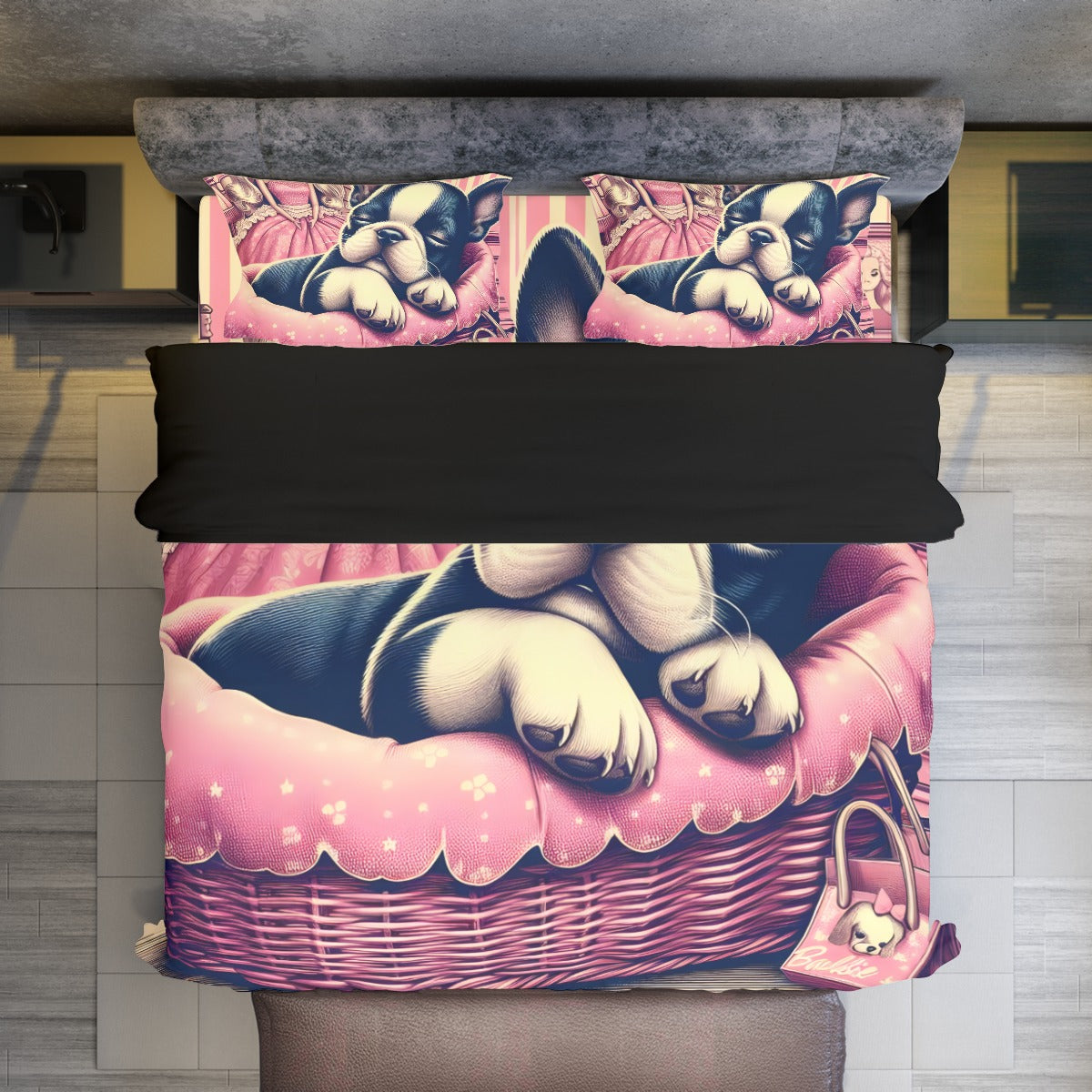 Jasper French Bulldog Bedding Collection for Dog Park Days-fadou