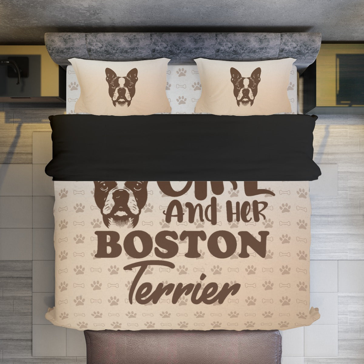 June French Bulldog Bed Linen Set for Frenchie Enthusiasts-fadou