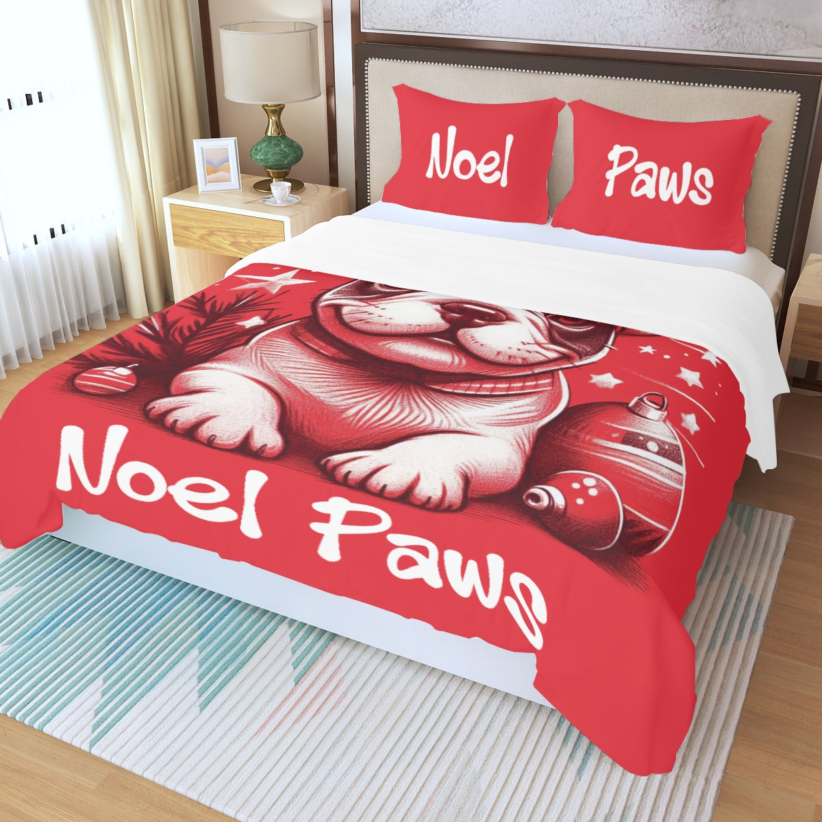 Jaq French Bulldog Bed Linen Set for Frenchie Enthusiasts-fadou