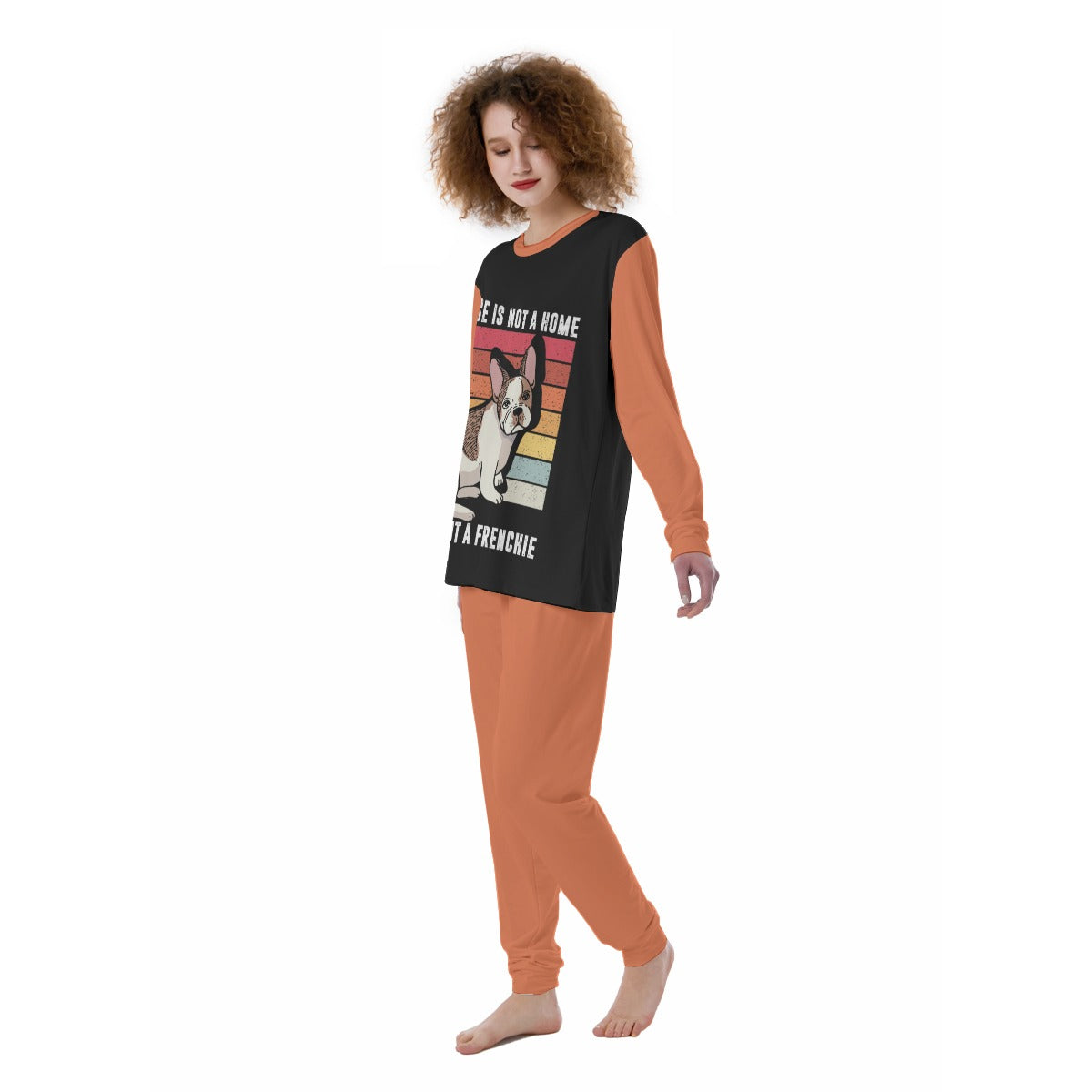Maggie French Bulldog Sleepwear Pajamas for Everyday Wear-fadou