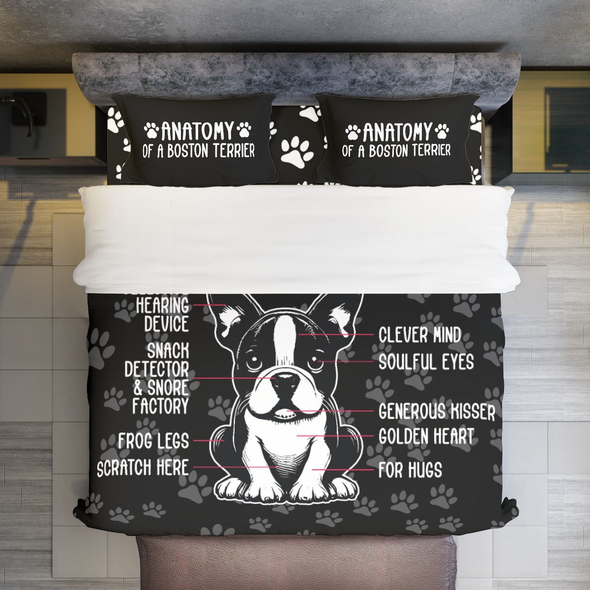 Willow French Bulldog Bedding Collection for Bulldog Owners-fadou