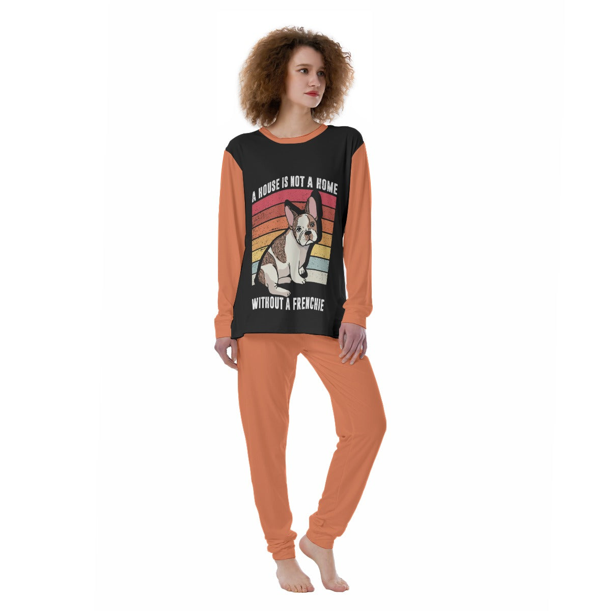 Maggie French Bulldog Sleepwear Pajamas for Everyday Wear-fadou