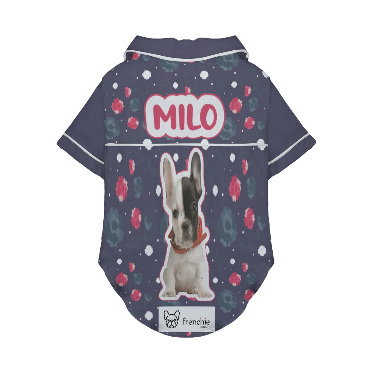 French Bulldog Custom Pet Sleepwear for Training Sessions-fadou