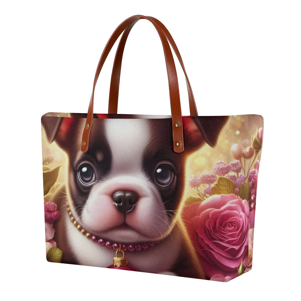 Beau French Bulldog Shoulder Handbag for Bulldog Owners-fadou