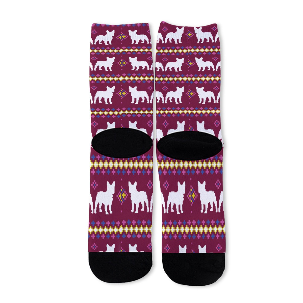 Rio French Bulldog Cotton Socks for Frenchie Enthusiasts-fadou