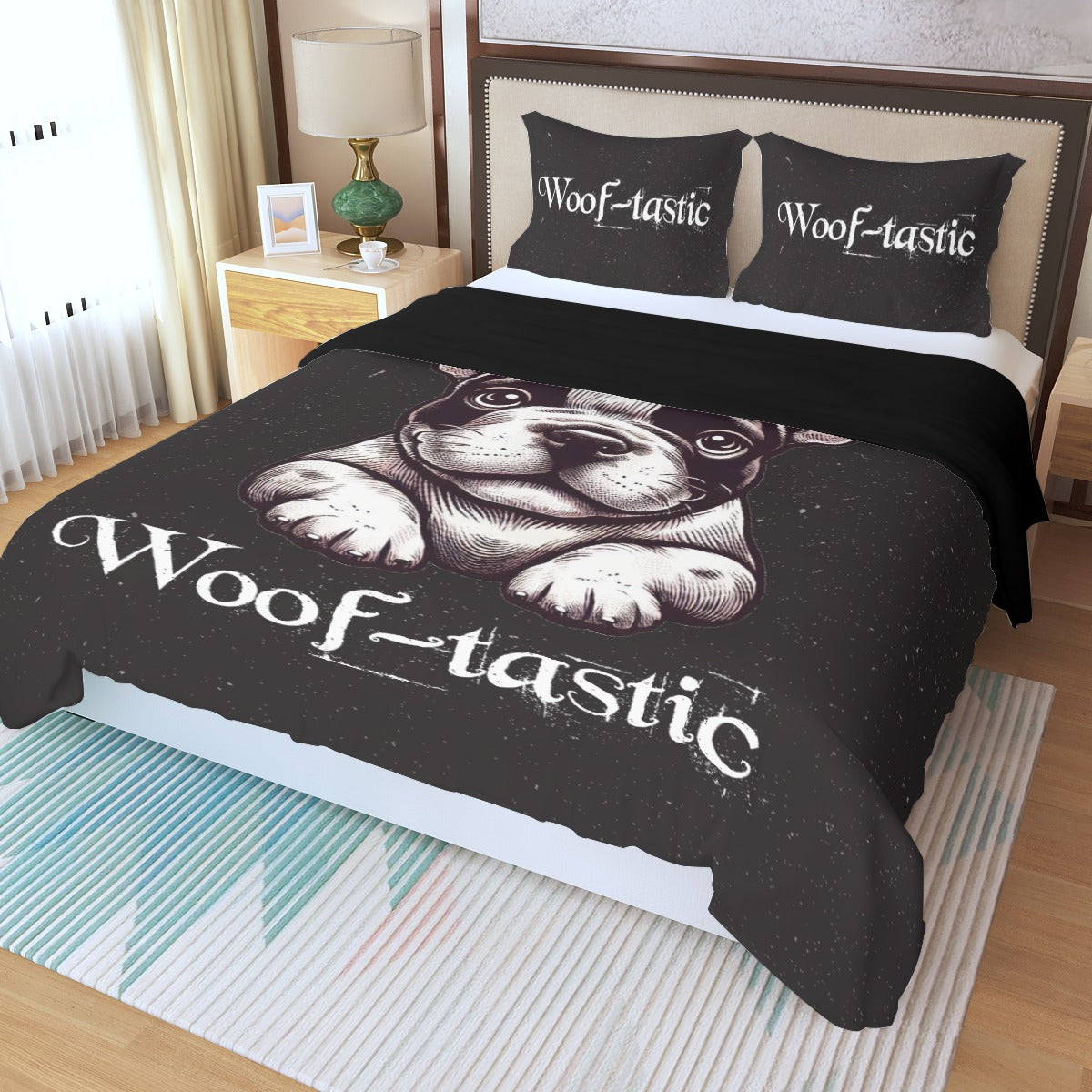 Emil French Bulldog Bedding Collection for Dog Park Days-fadou