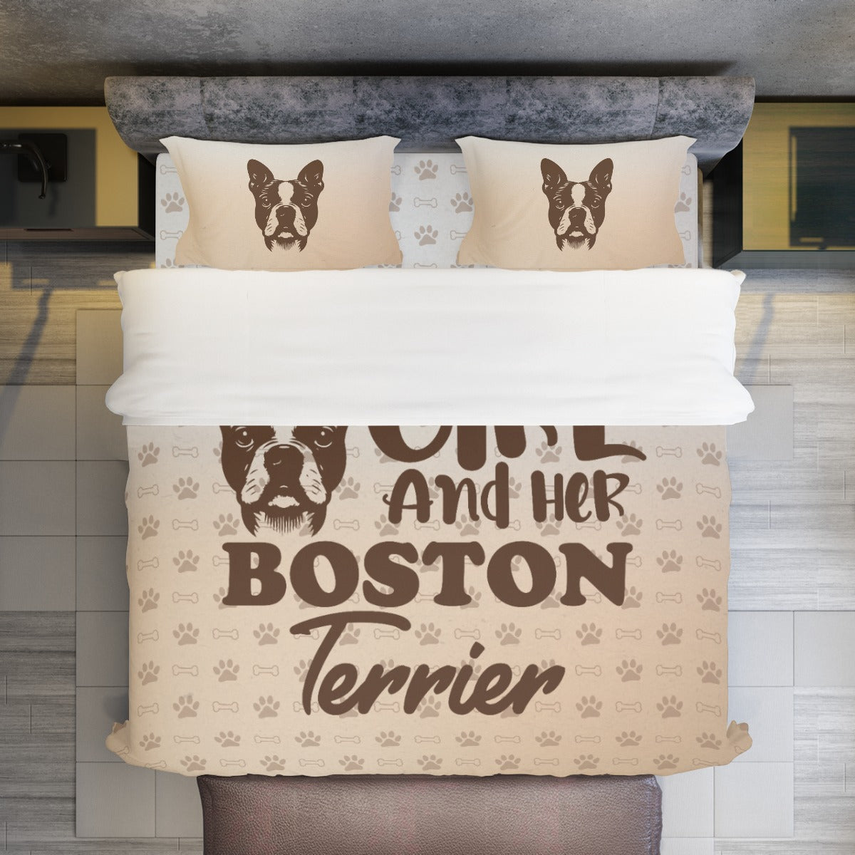 June French Bulldog Bed Linen Set for Frenchie Enthusiasts-fadou