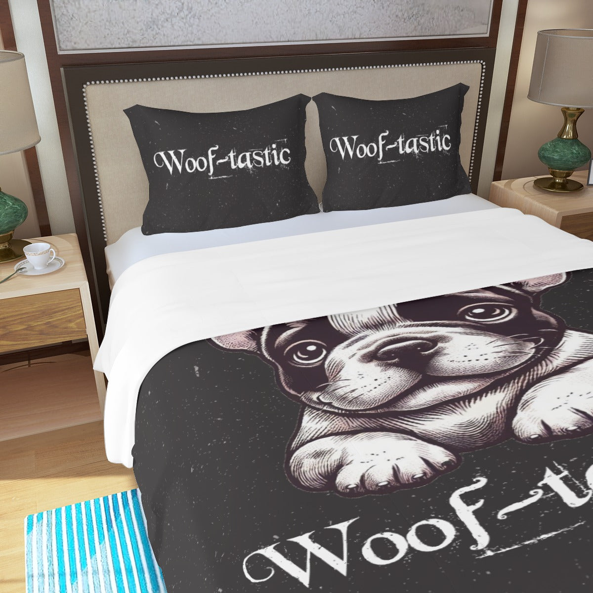 Emil French Bulldog Bedding Collection for Dog Park Days-fadou