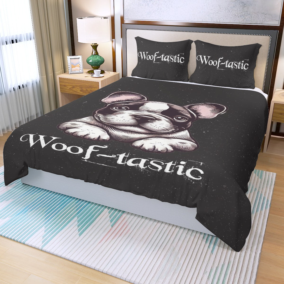 Emil French Bulldog Bedding Collection for Dog Park Days-fadou