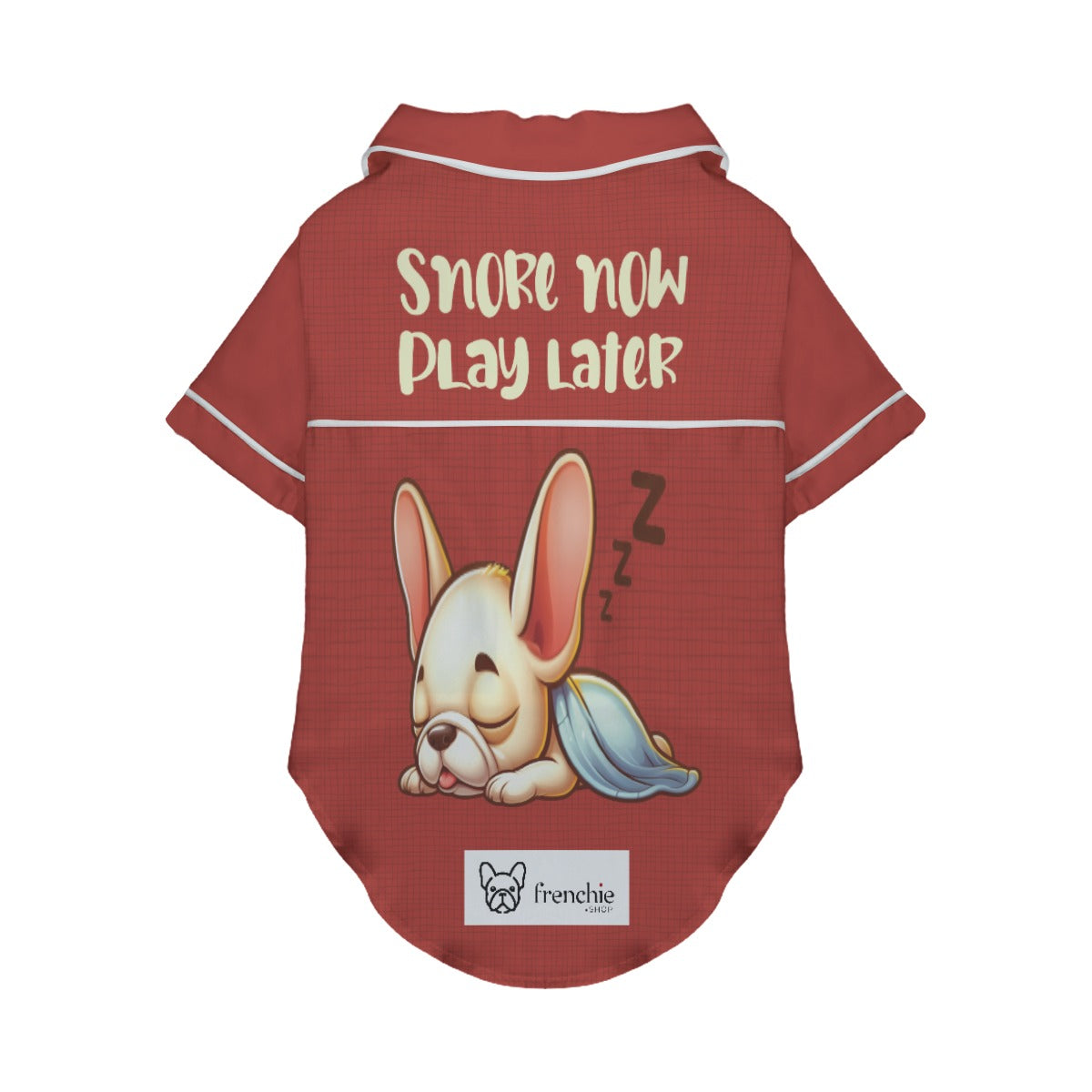 Snore French Bulldog Pet Sleepwear for Brachycephalic Dogs-fadou