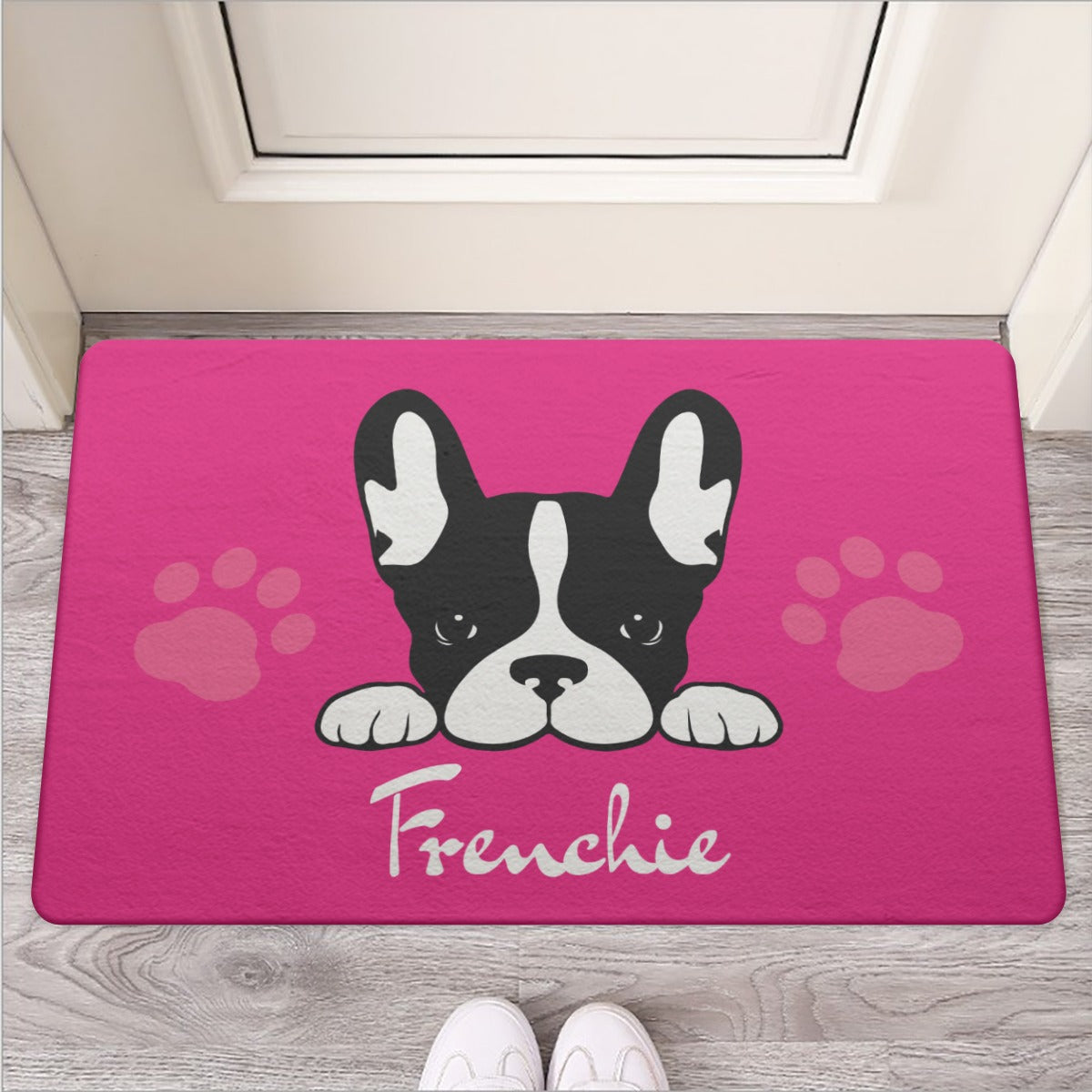 Tank French Bulldog Front Door Mat for Frenchie Enthusiasts-fadou