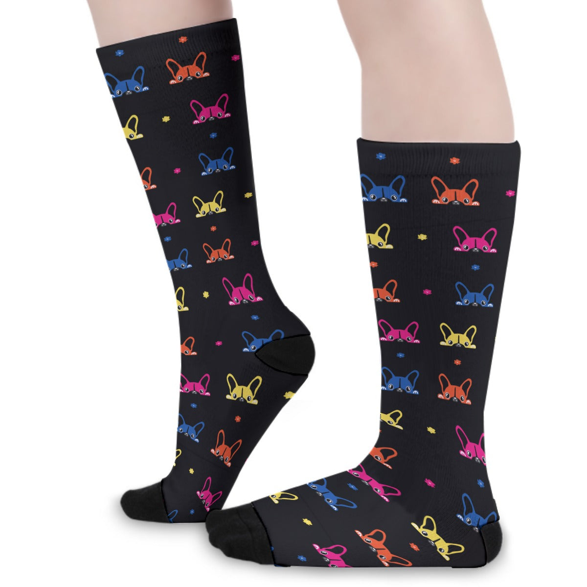 Tony French Bulldog Ankle Socks for Frenchie Enthusiasts-fadou