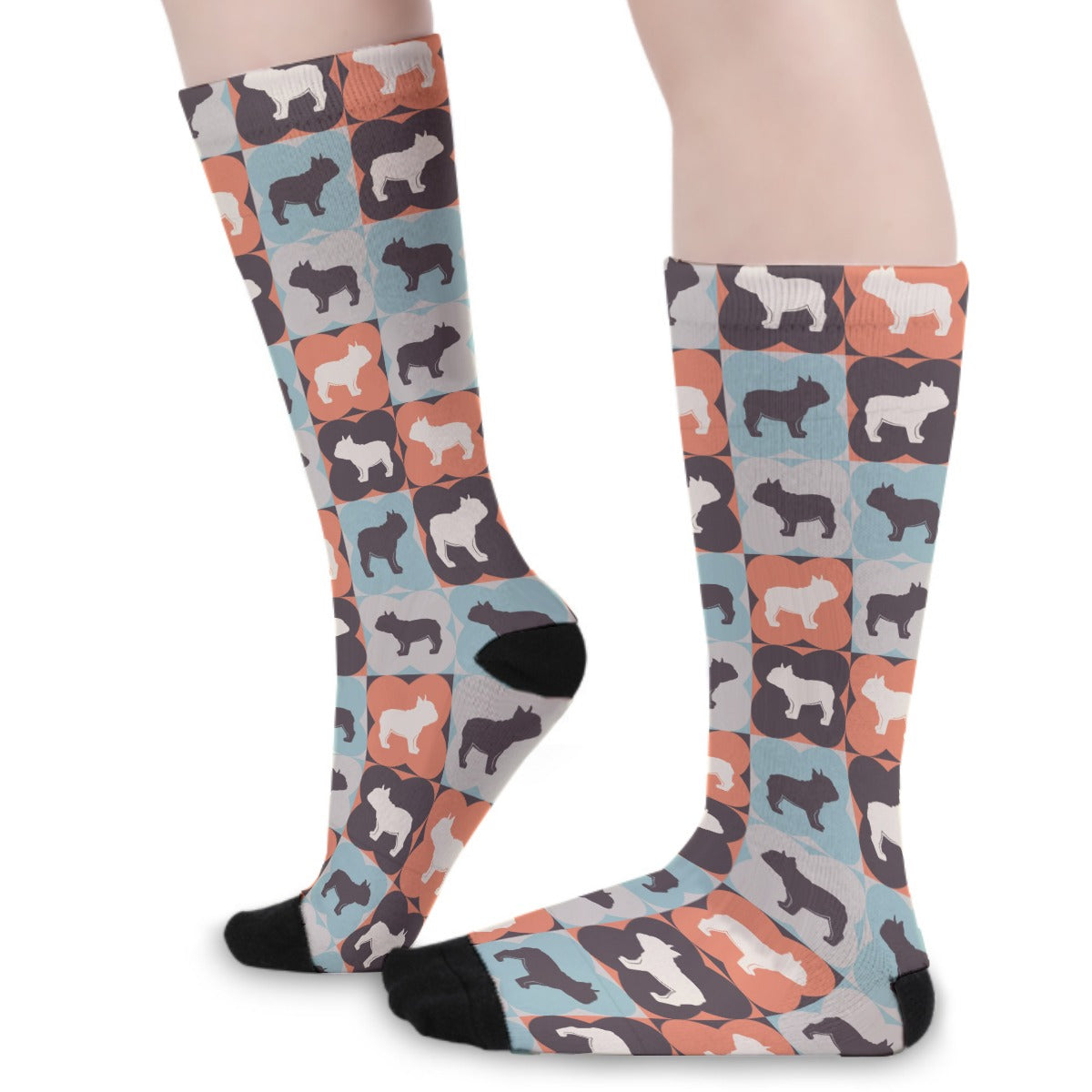 Jax French Bulldog Cotton Socks for Frenchie Enthusiasts-fadou