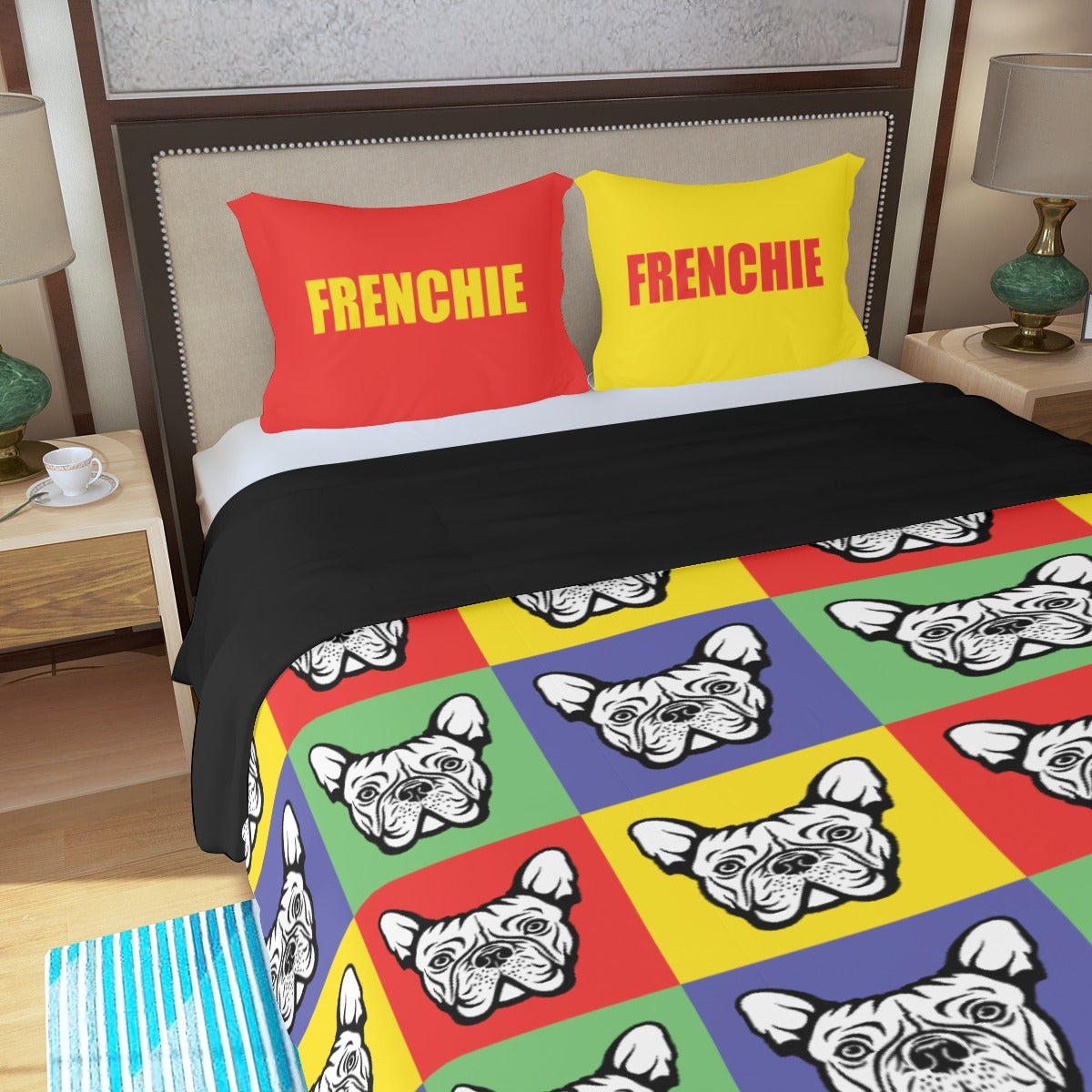 Gus French Bulldog Bedding Collection for Dog Moms & Dads-fadou