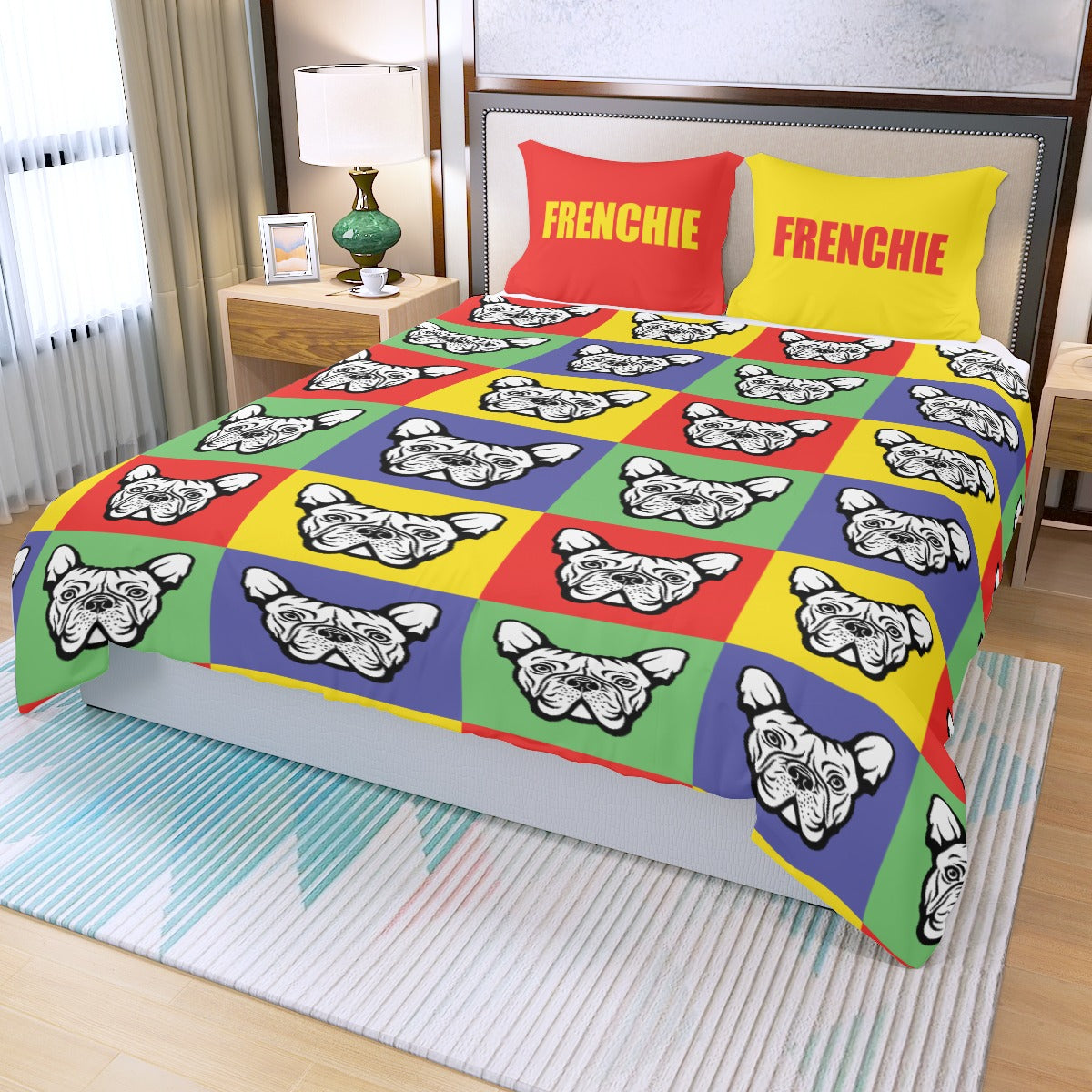 Gus French Bulldog Bedding Collection for Dog Moms & Dads-fadou