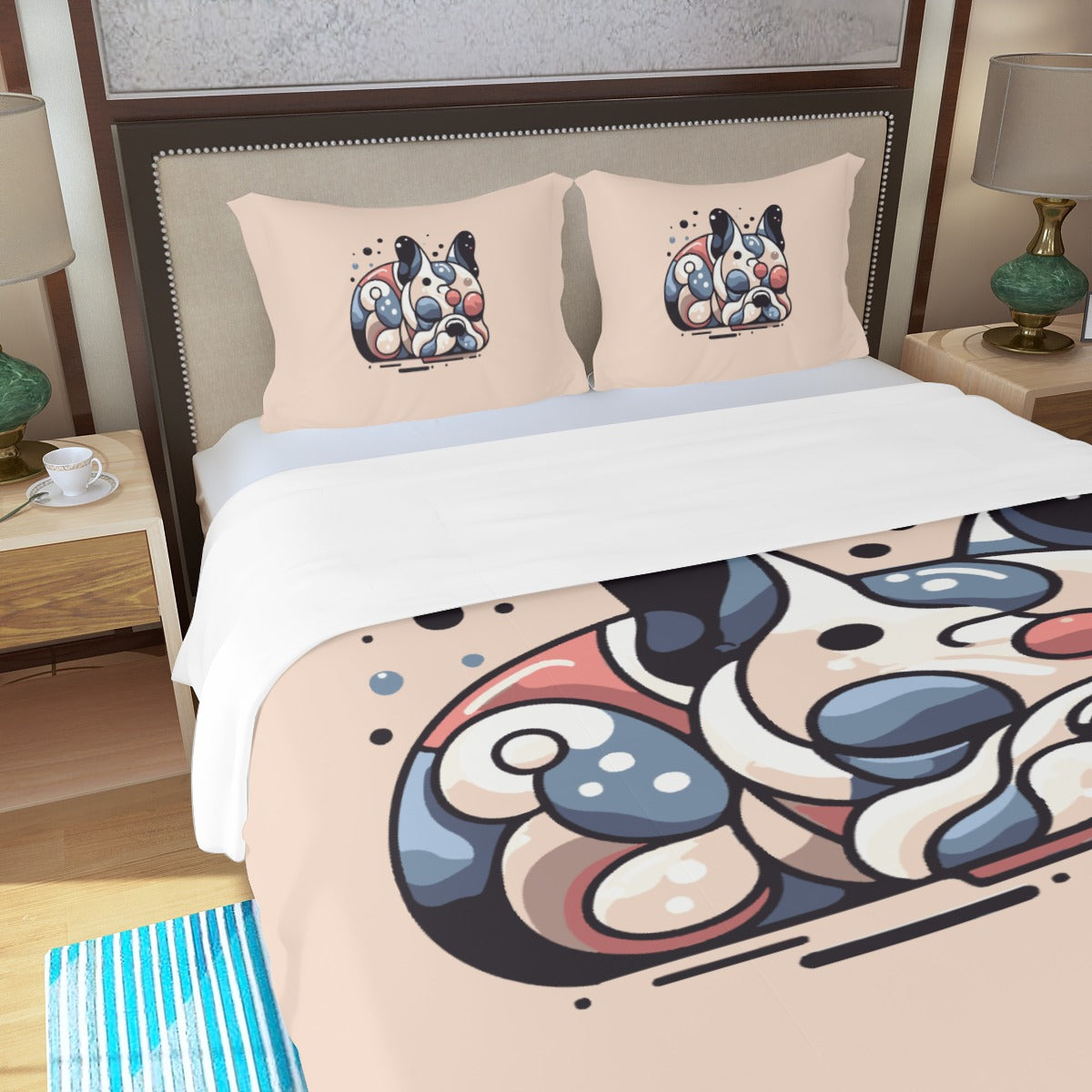 Claud French Bulldog Bedding Collection for Frenchie Fans-fadou