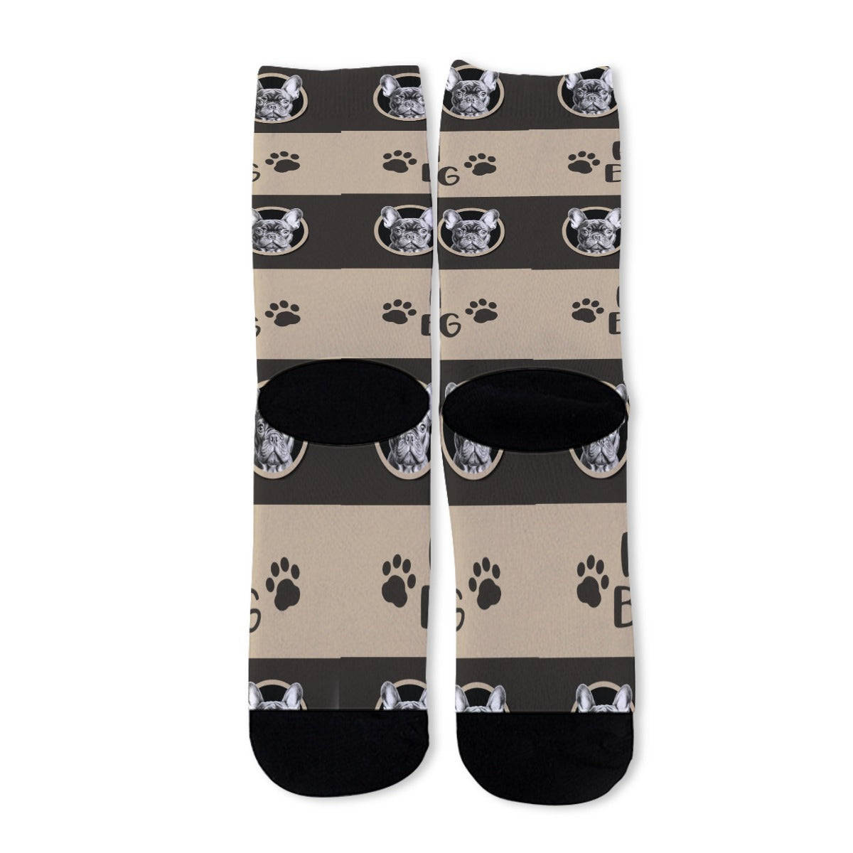 Bruce French Bulldog Cotton Socks for Frenchie Enthusiasts-fadou