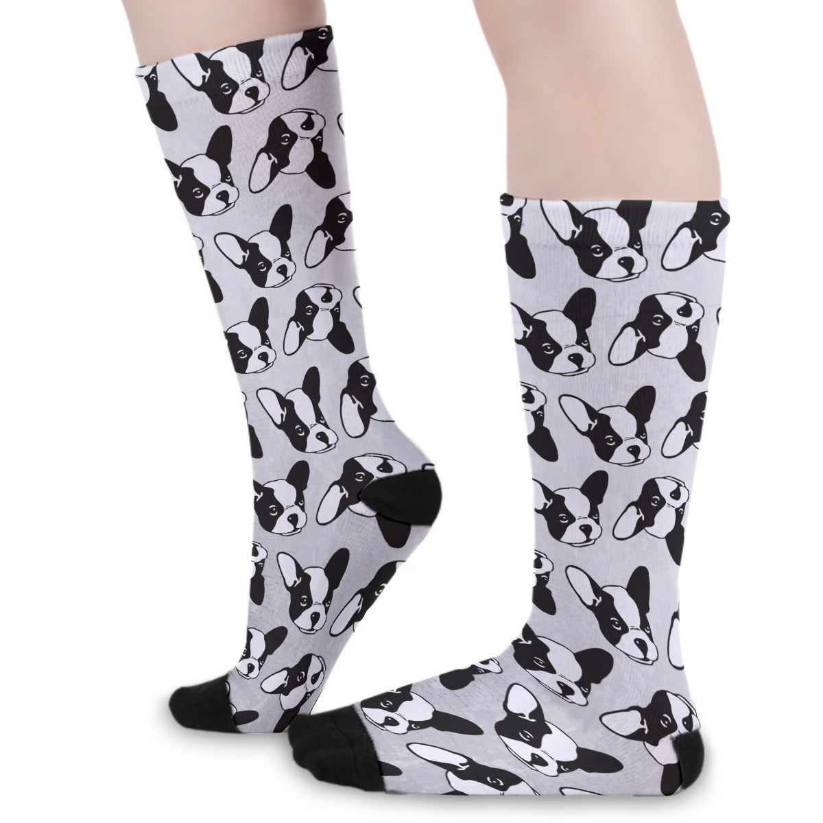 Bear French Bulldog Cotton Socks for Frenchie Enthusiasts-fadou