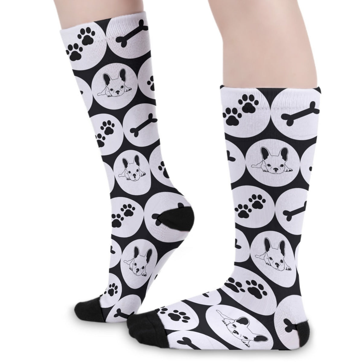 Lucy French Bulldog Ankle Socks for Frenchie Enthusiasts-fadou