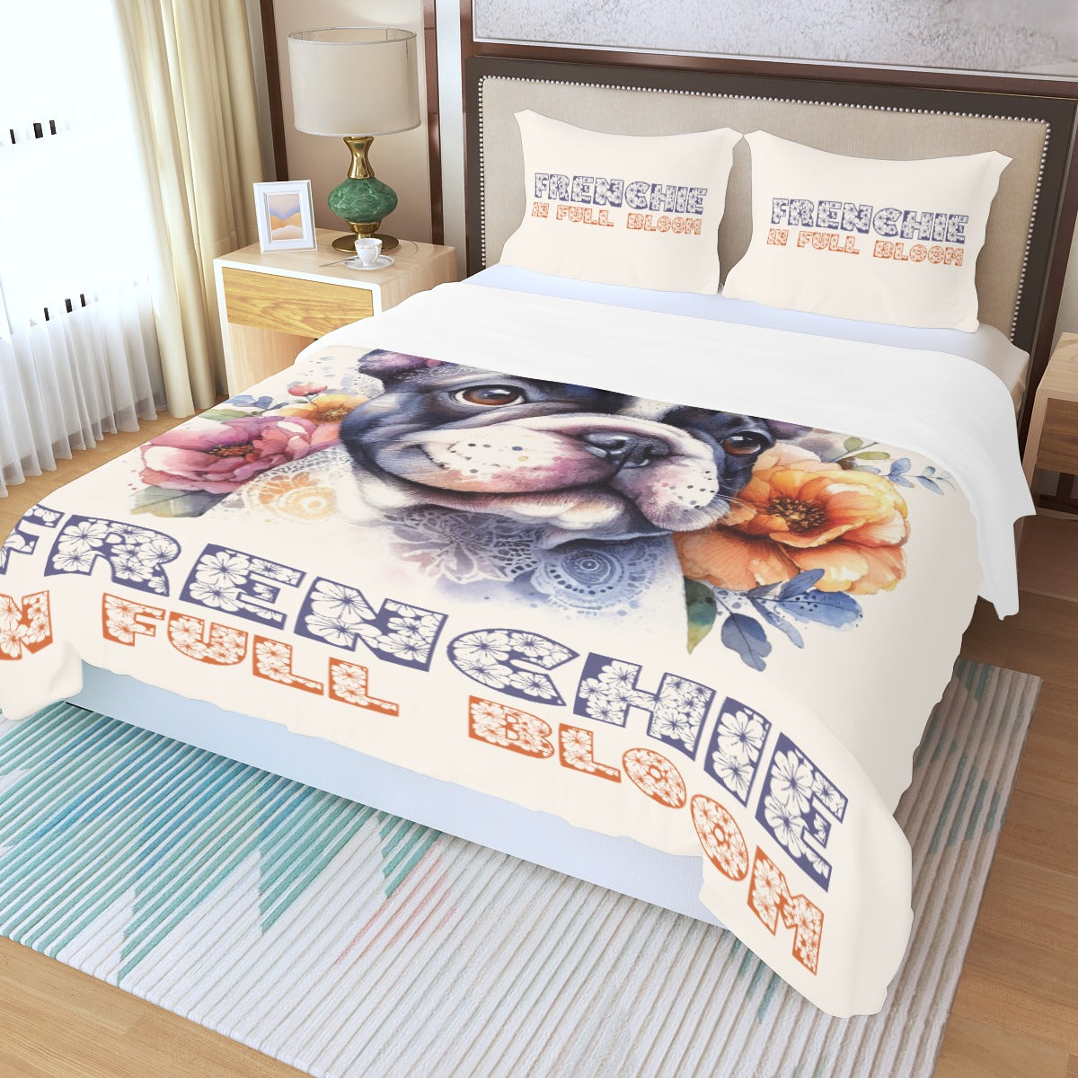 Ruby French Bulldog Bedding Collection for Bulldog Owners-fadou