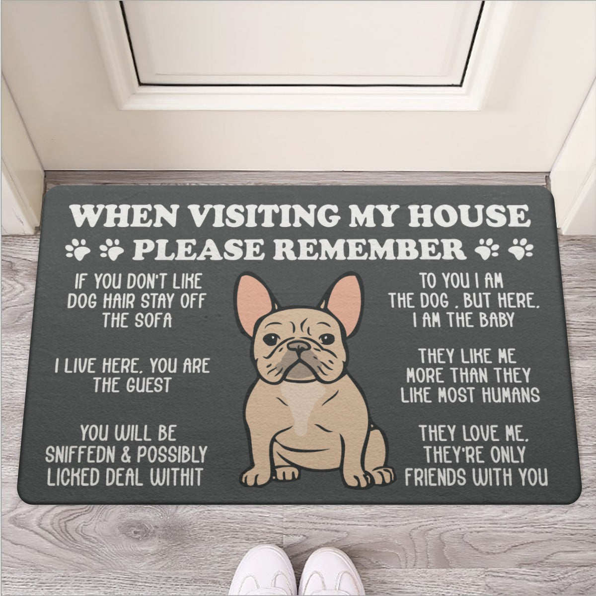 Rules French Bulldog Accessory for Frenchie Enthusiasts-fadou