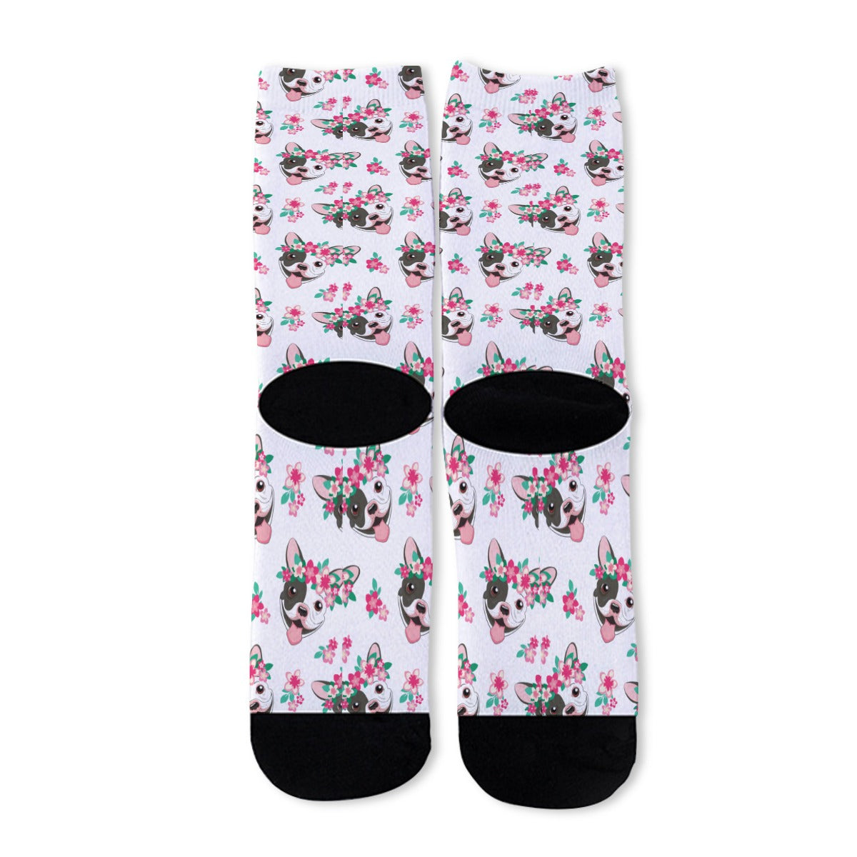Lola French Bulldog Patterned Socks for Dog Moms & Dads-fadou