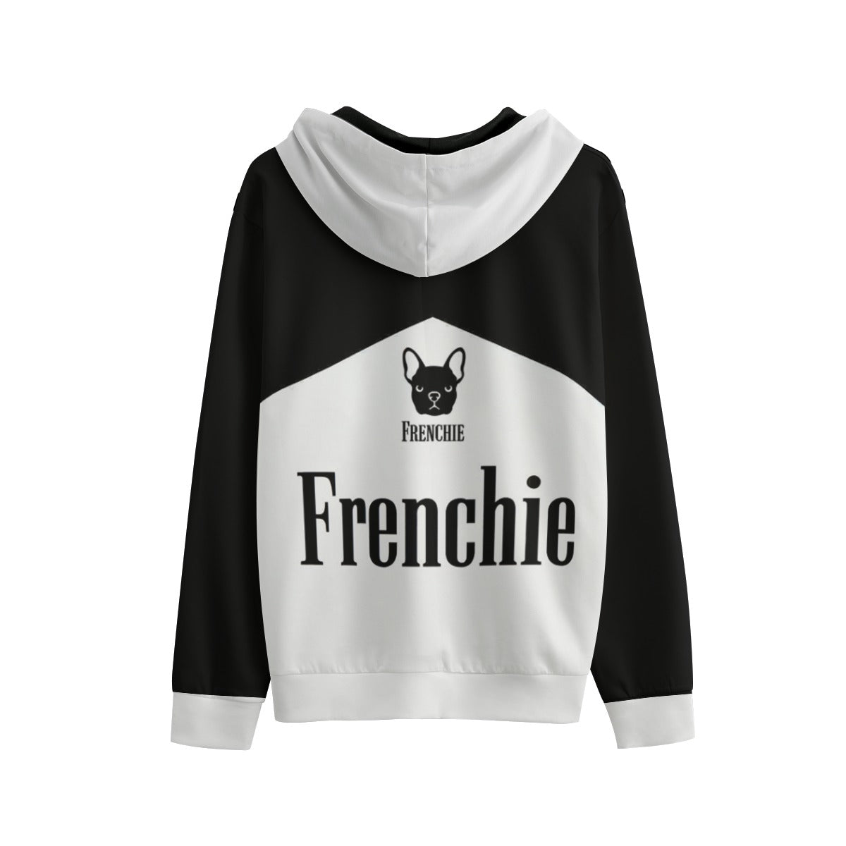 Joey French Bulldog Fleece Hoodie for Frenchie Enthusiasts-fadou