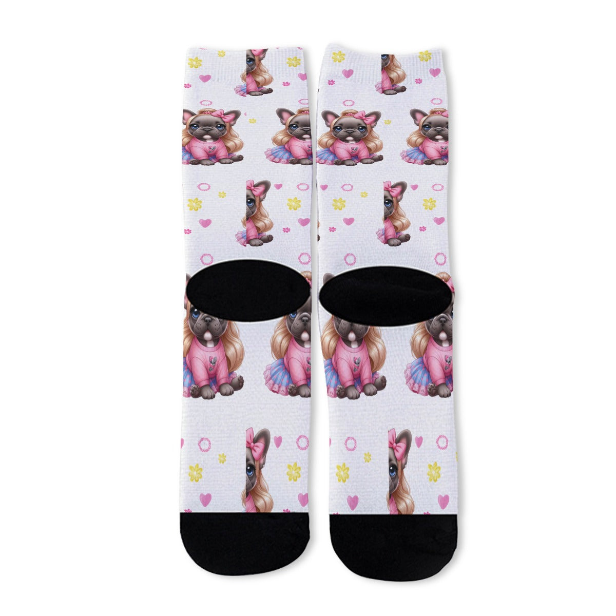 Bella French Bulldog Patterned Socks for Dog Moms & Dads-fadou