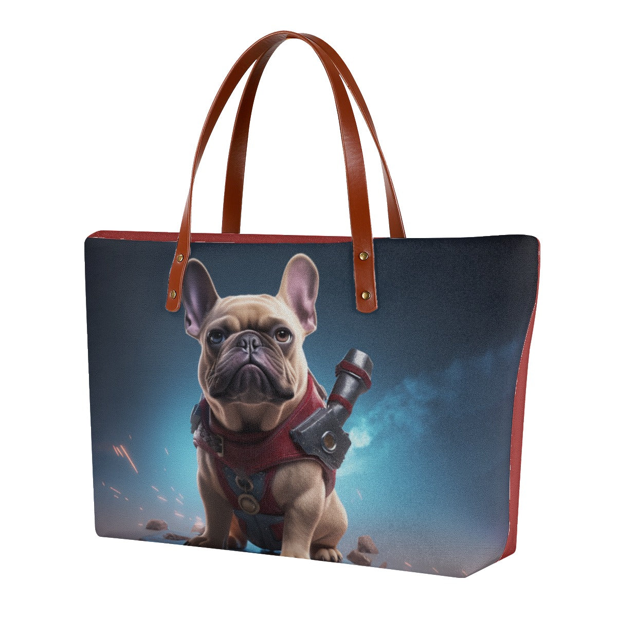 French Bulldog Stylish Shoulder Handbag for Dog Moms & Dads-fadou