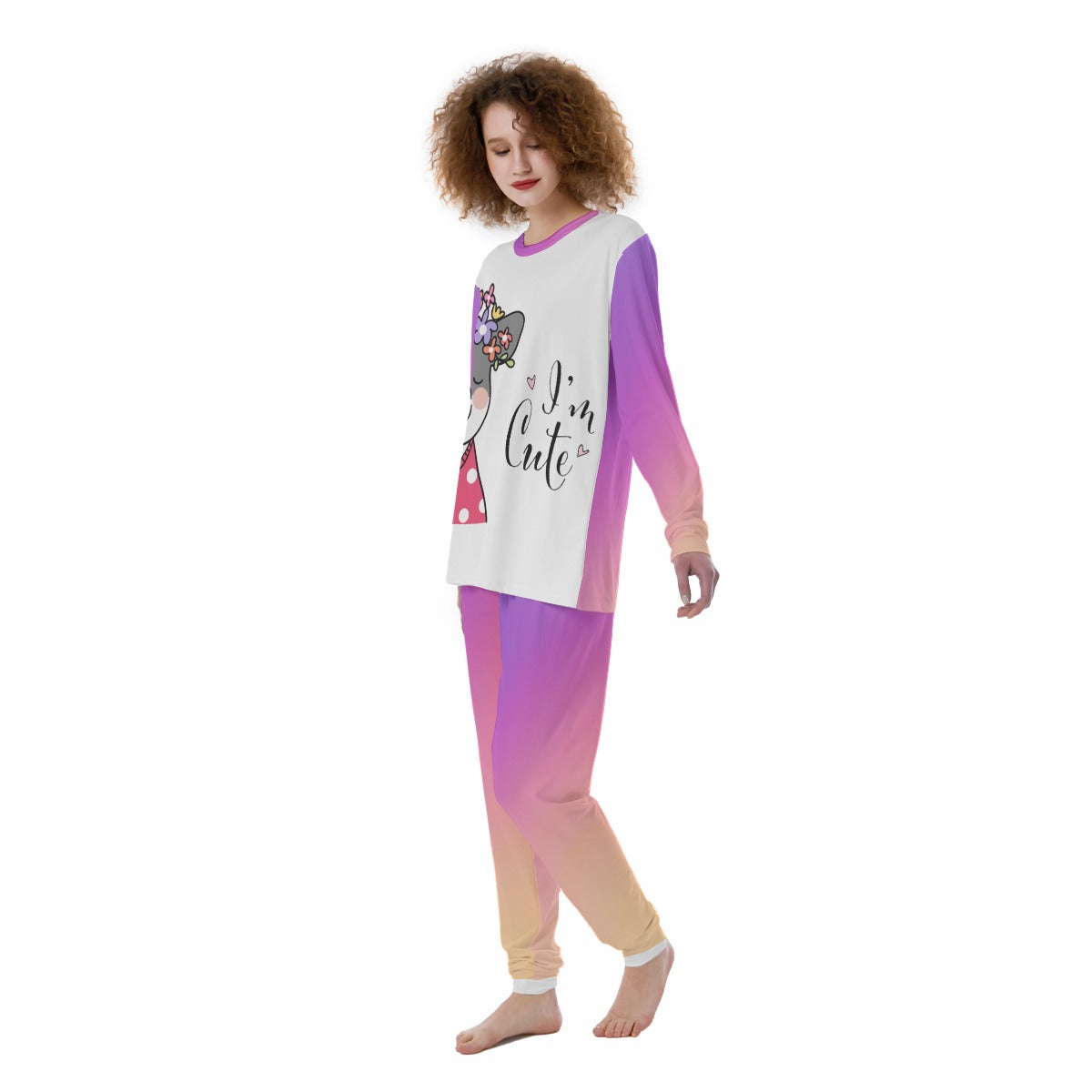 Holly French Bulldog Cotton Pajamas for Frenchie Enthusiasts-fadou