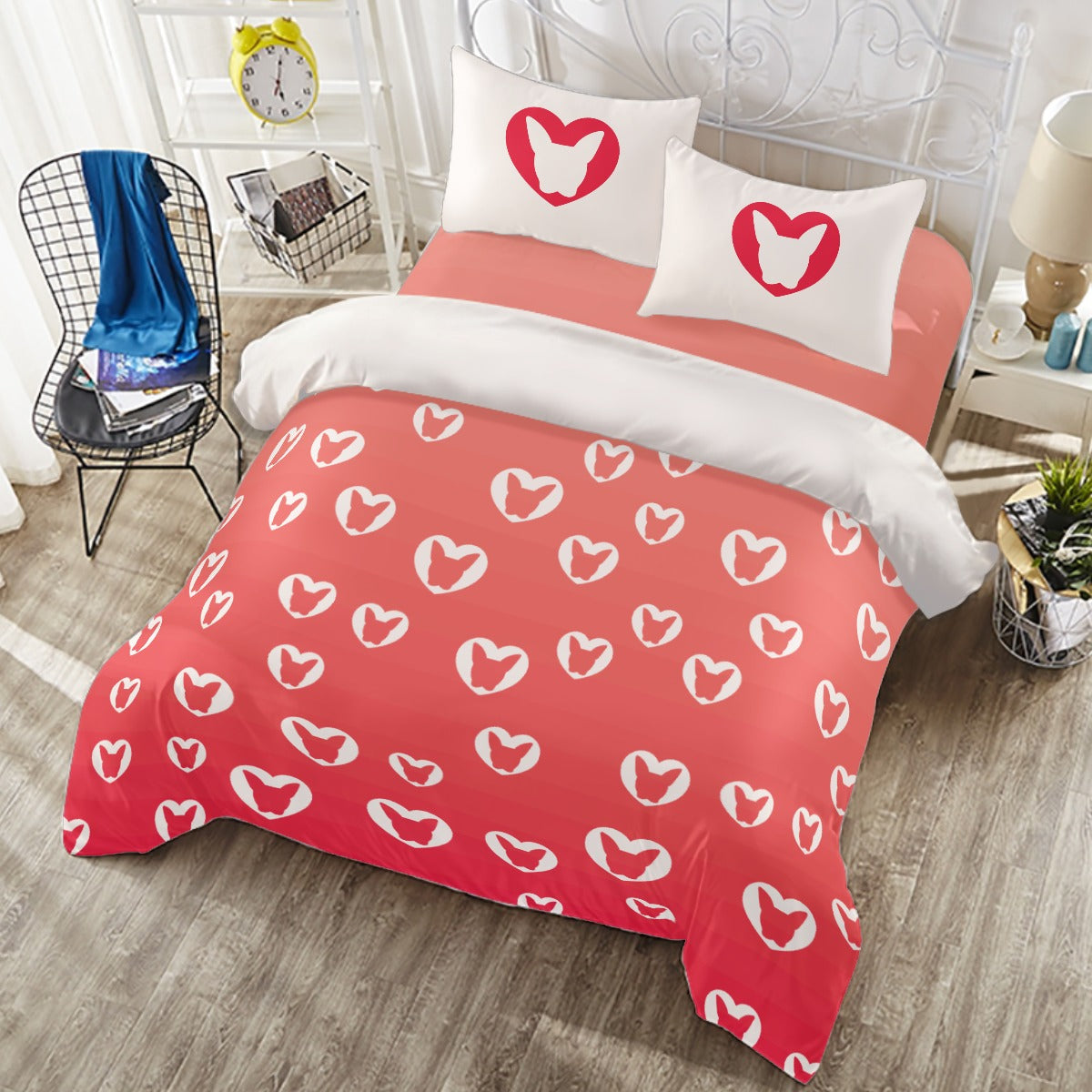 Chance Frenchie Duvet Cover Set for Frenchie Enthusiasts-fadou
