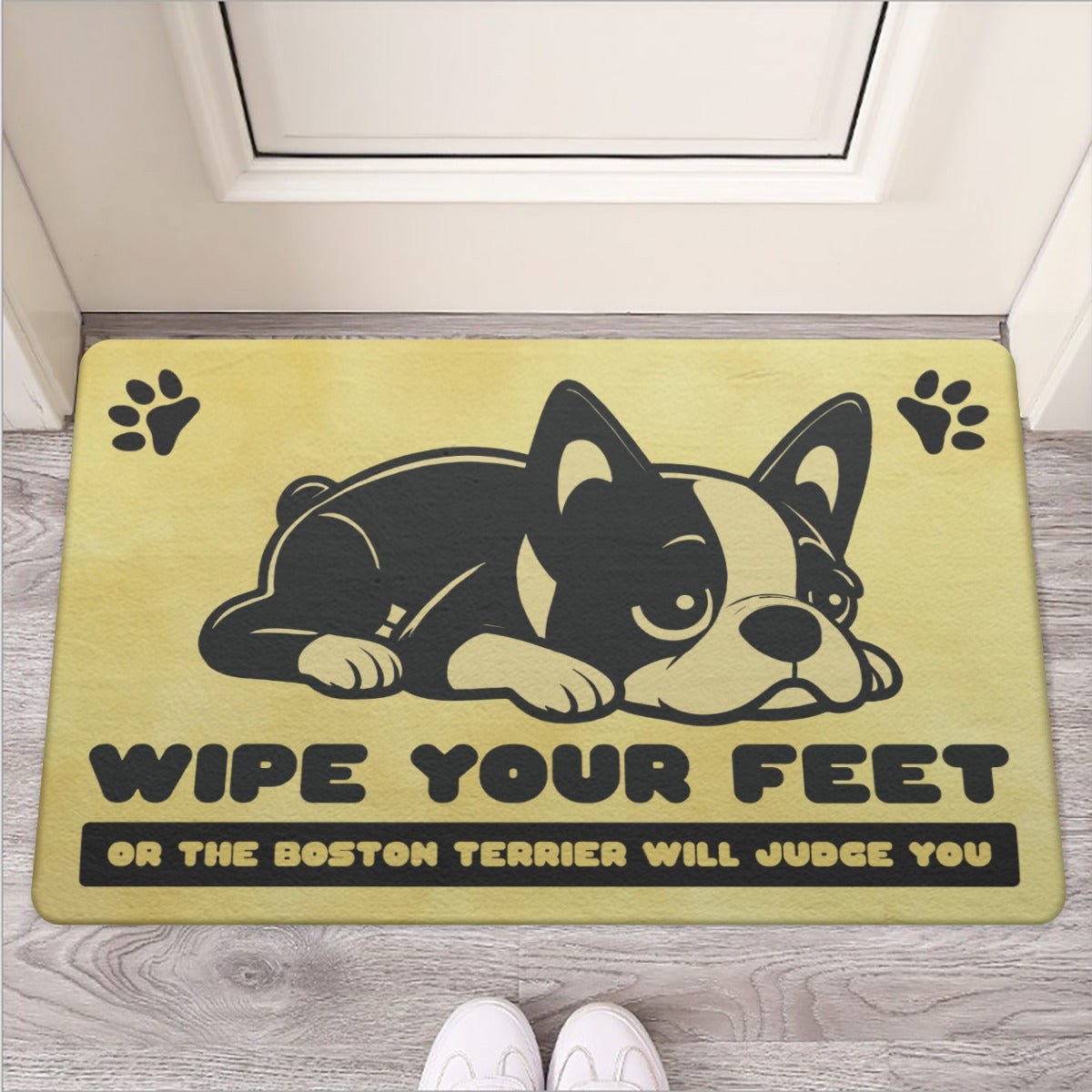 Delilah - Door Mat for Boston Terrier Lovers for Frenchie Fans-fadou