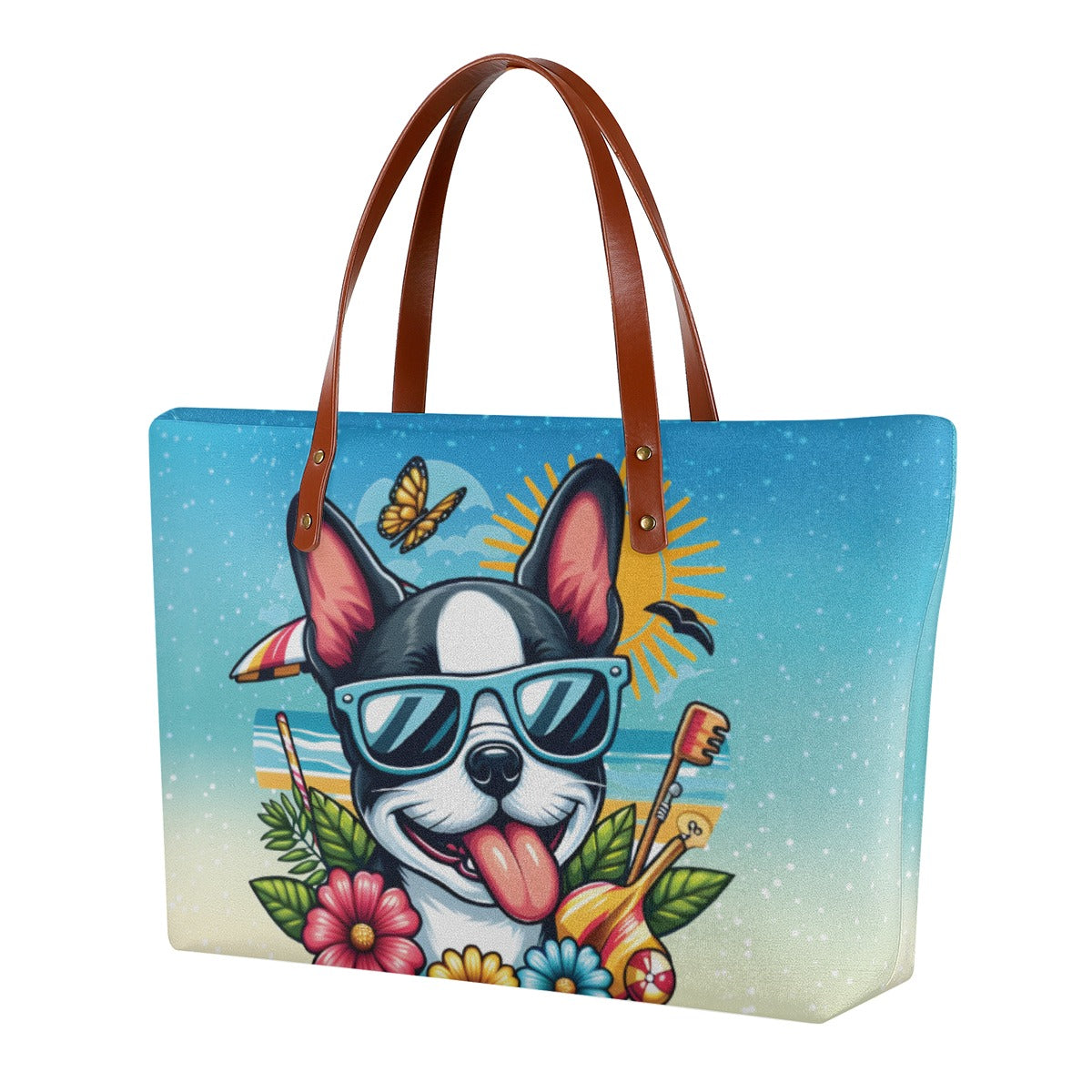 Zoe French Bulldog Shoulder Handbag for Dog Moms & Dads-fadou