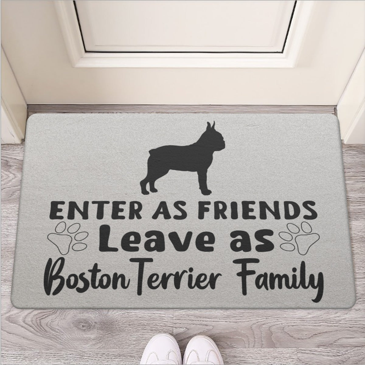 Leo - Door Mat for Boston Terrier Lovers for Frenchie Enthusiasts-fadou