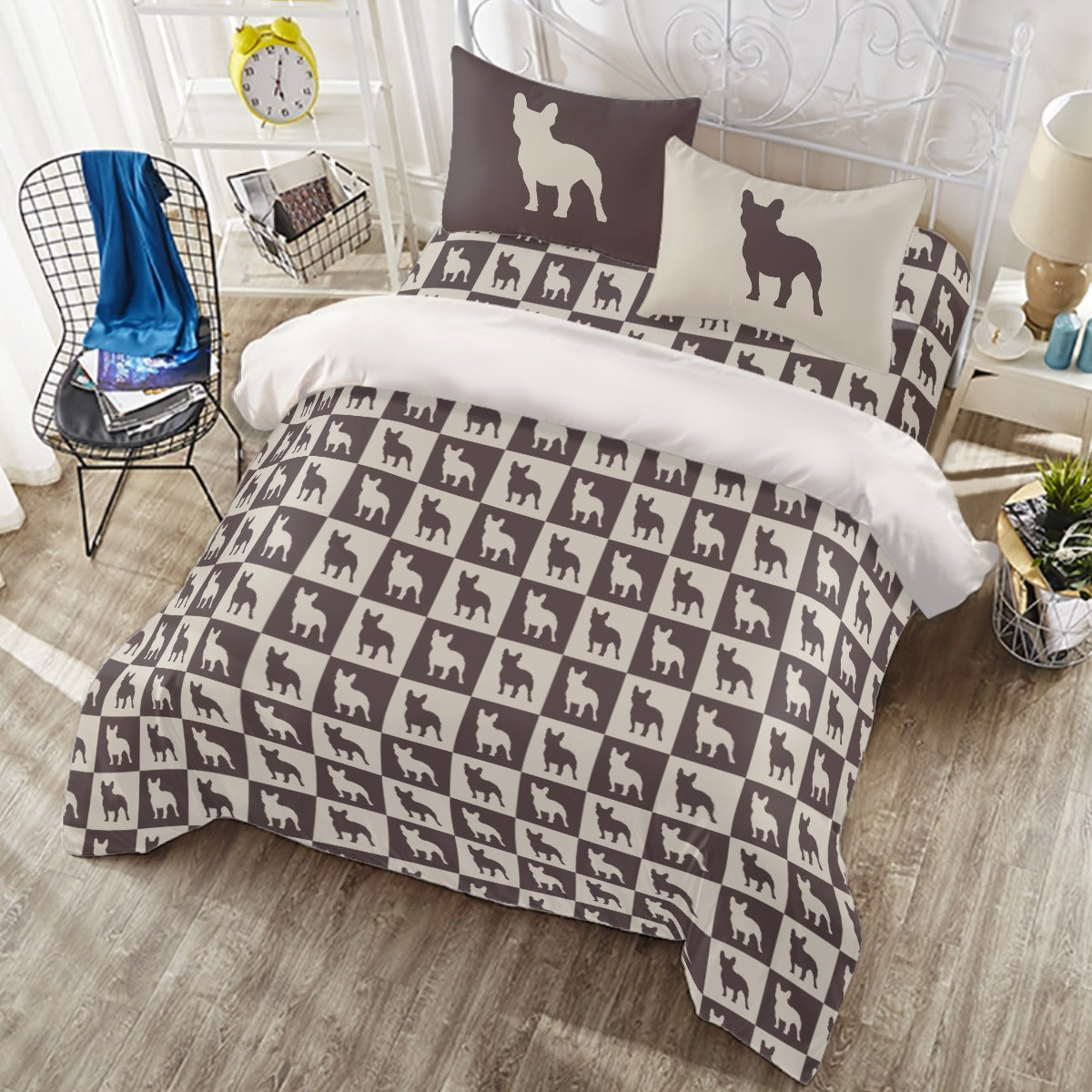Bandit French Bulldog Sheet Set for Frenchie Enthusiasts-fadou